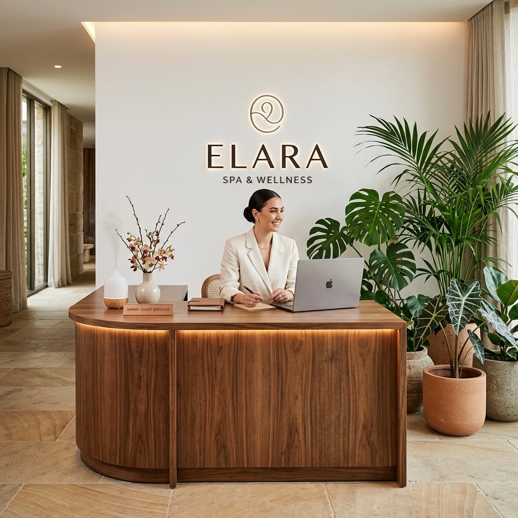 Welcoming Reception Desk